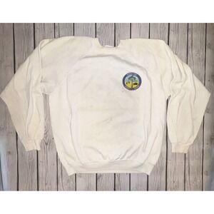 Vintage Operation Desert Storm White Size XL Pullover Sweatshirt